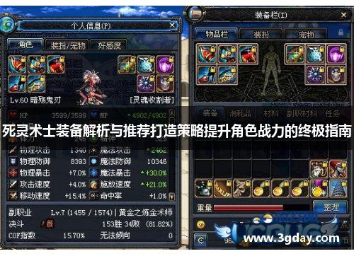 死灵术士装备解析与推荐打造策略提升角色战力的终极指南 死灵术士装备解析与推荐打造策略提升角色战力的终极指南